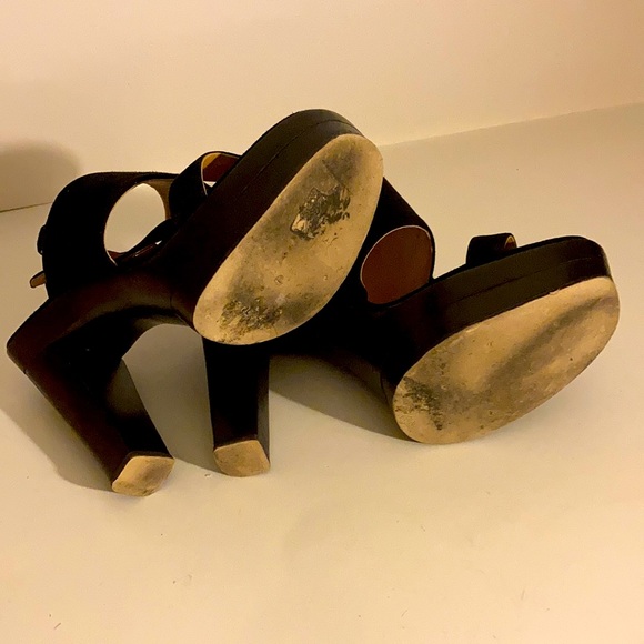 Hermès Ladies Suede Sandals 37 black EV287 - Picture 7 of 9